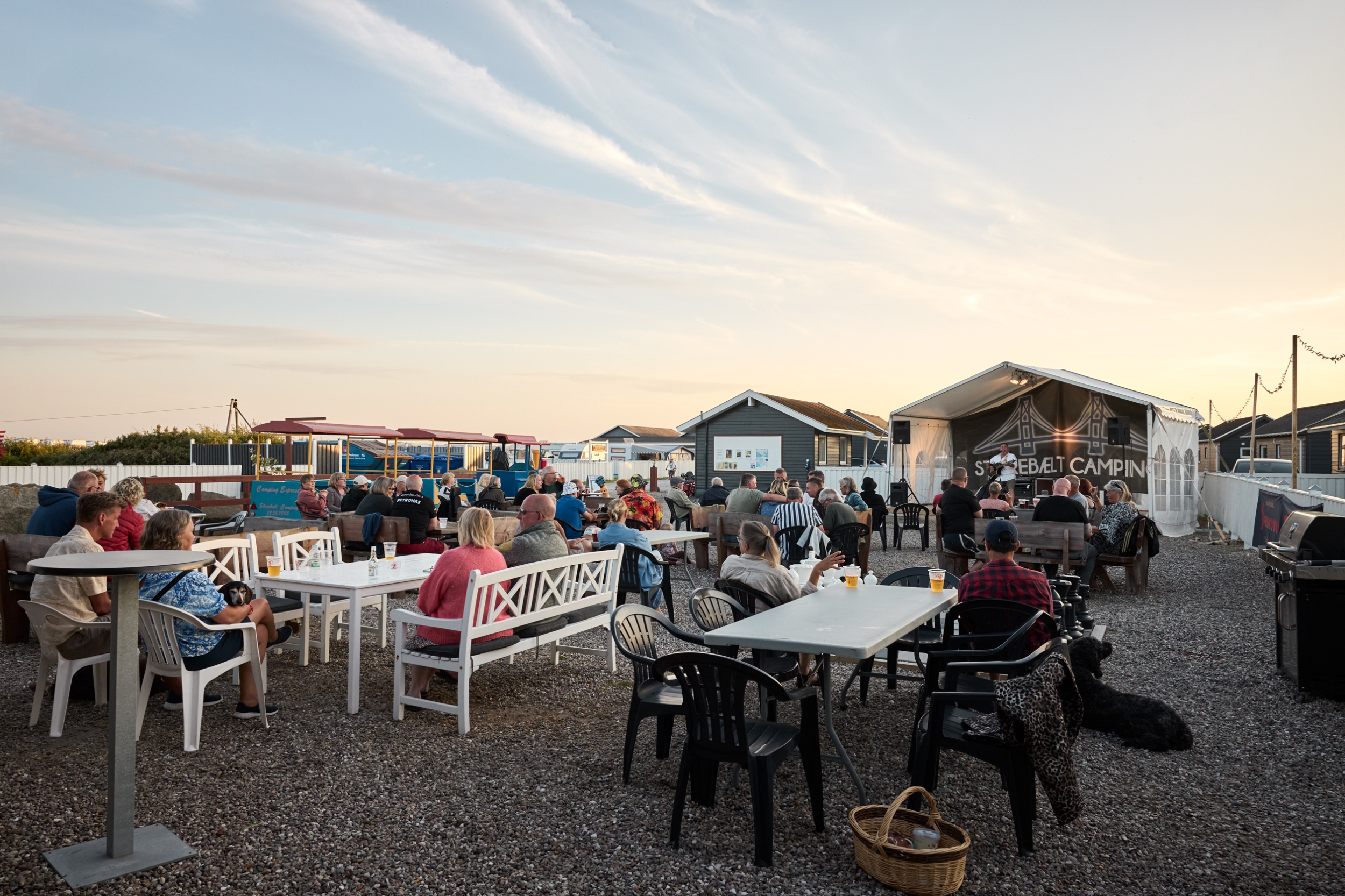 Musikalsk underholdning hele sommeren på Storebælt Camping